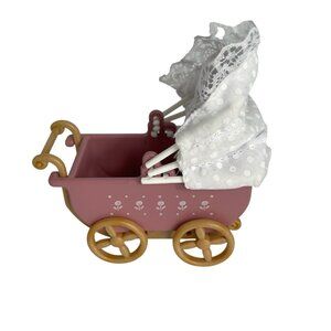 Sylvanian Families Calico Critters Stroller Pram Baby Carriage – No Bedding